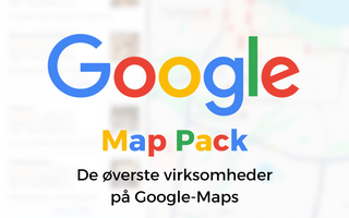 Google Map Pack. De øverste rangeret virksomheder på Google-Maps